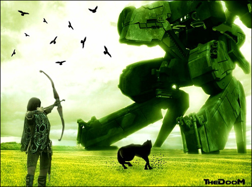 metal gear rex dans shadow of the colossus