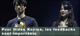 Dossier - Pour Hideo Kojima, les feedbacks sont importants