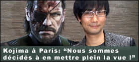 Dossier - Hideo Kojima à Paris: Nous sommes décidés à leur en mettre plein la vue !