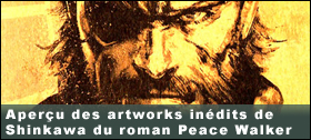Dossier - Aperçu des artworks inédits de Yoji Shinkawa du roman Peace Walker
