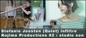Dossier - Stefanie Joosten (Quiet) Infiltre Kojima Productions #02 : Le studio son : La capture 3D