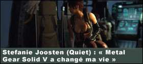 Dossier - Stefanie Joosten (Quiet) : Metal Gear Solid V a changé ma vie