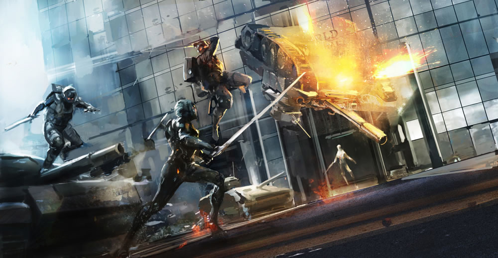 Des artworks magnifiques pour Metal Gear Rising Revengeance