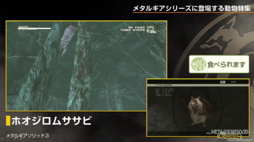 Kojima Station : Les animaux dans Metal Gear (Solid)