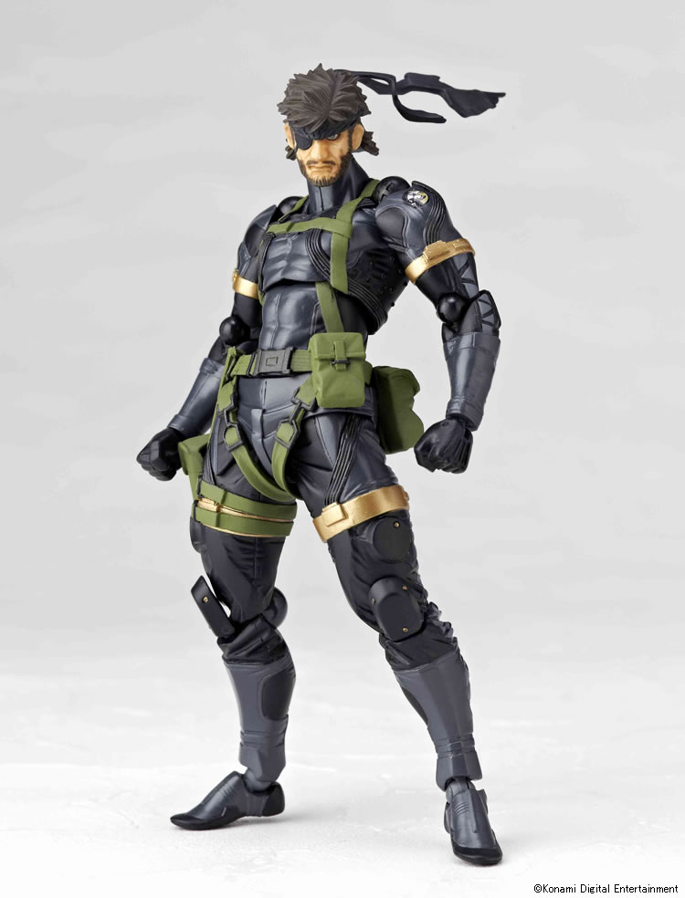 La figurine de Big Boss signe Revoltech prend la pose