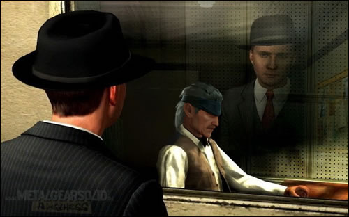 Cole Phelps et Solid Snake dans LA Noire