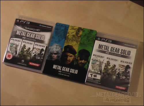 Collector Metal Gear Solid HD Collection américain et européen