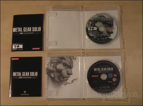 Collector Metal Gear Solid HD Collection américain et européen