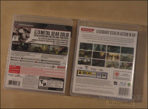 Collector Metal Gear Solid HD Collection américain et européen
