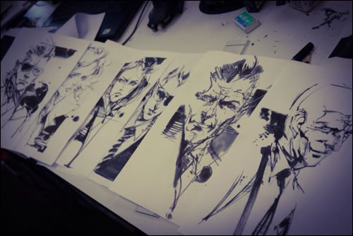 Deux illustrations indites de Yoji Shinkawa pour le roman collector de Metal Gear Solid V : Ground Zeroes