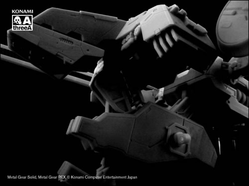 Figurine Metal Gear Rex par ThreeA et Kojima Productions