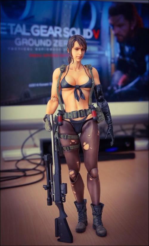 Metal Gear Solid V : Quiet rejoint Punished Snake et Skull Face en figurine