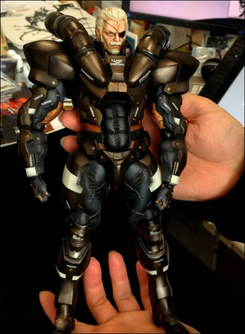 Figurine Play Arts Ka de Solidus Snake Metal Gear Solid 2