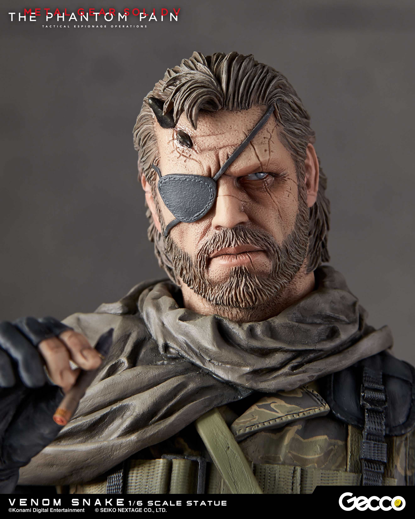 Des photos et une date pour les statuettes Gecco de Venom Snake et D.D.