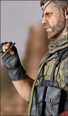 Des photos et une date pour les statuettes Gecco de Venom Snake et D.D.