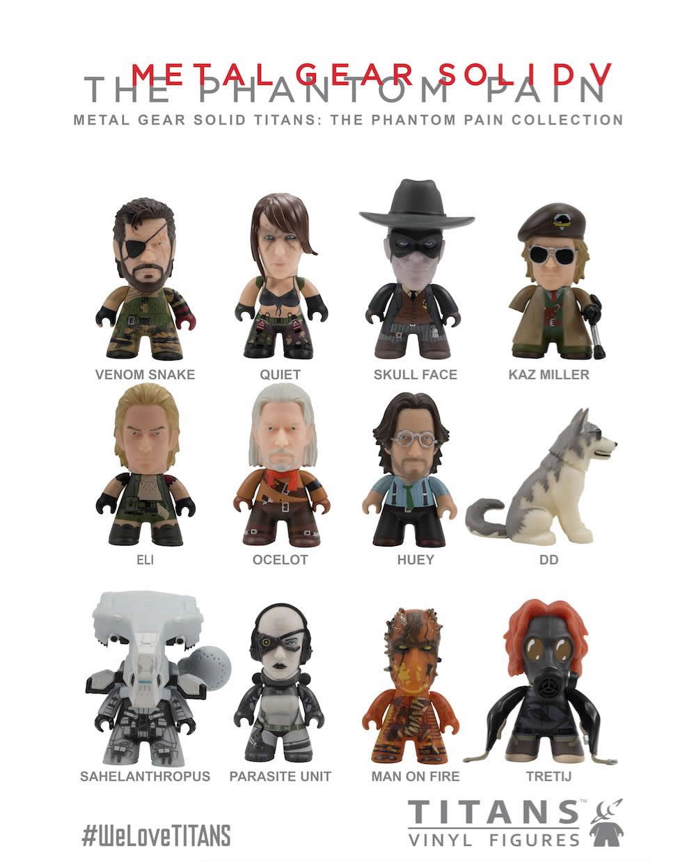 Des figurines vinyles de Metal Gear Solid V : The Phantom Pain annonces chez Titan Merchandise