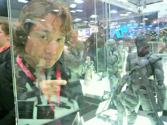 Figurine de Solid Snake et Ninja Fox  la Comic Con de San Diego 2011