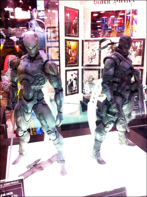 Solid Snake et Ninja Fox en figurine  la Comic Con