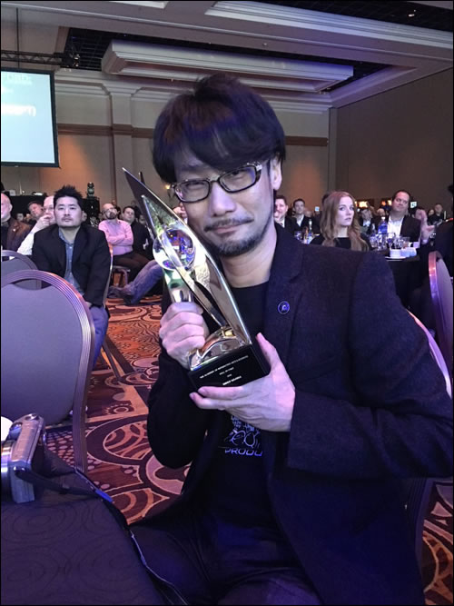 Hideo Kojima rcompens par un Hall of Fame au DICE Summit 2016