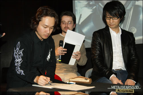 Notre reportage : Hideo Kojima et Yoji Shinkawa  Paris