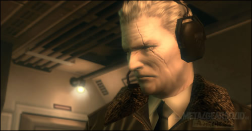 La cicatrice de Major Tom Major Zero dans Metal Gear Solid 3 Snake Eater