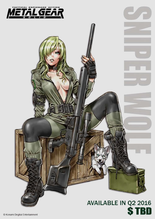 Premires photos de la statuette Bishoujo de Sniper Wolf par Kotobukiya