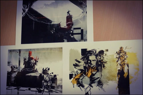 Metal Gear Solid V : Ground Zeroes : Apperçu du travail de Yoji Shinkawa sur le roman Peace Walker