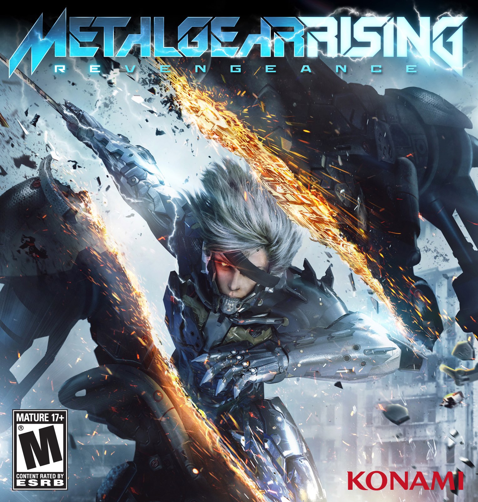 La jaquette amricaine de Metal Gear Rising Revengeance