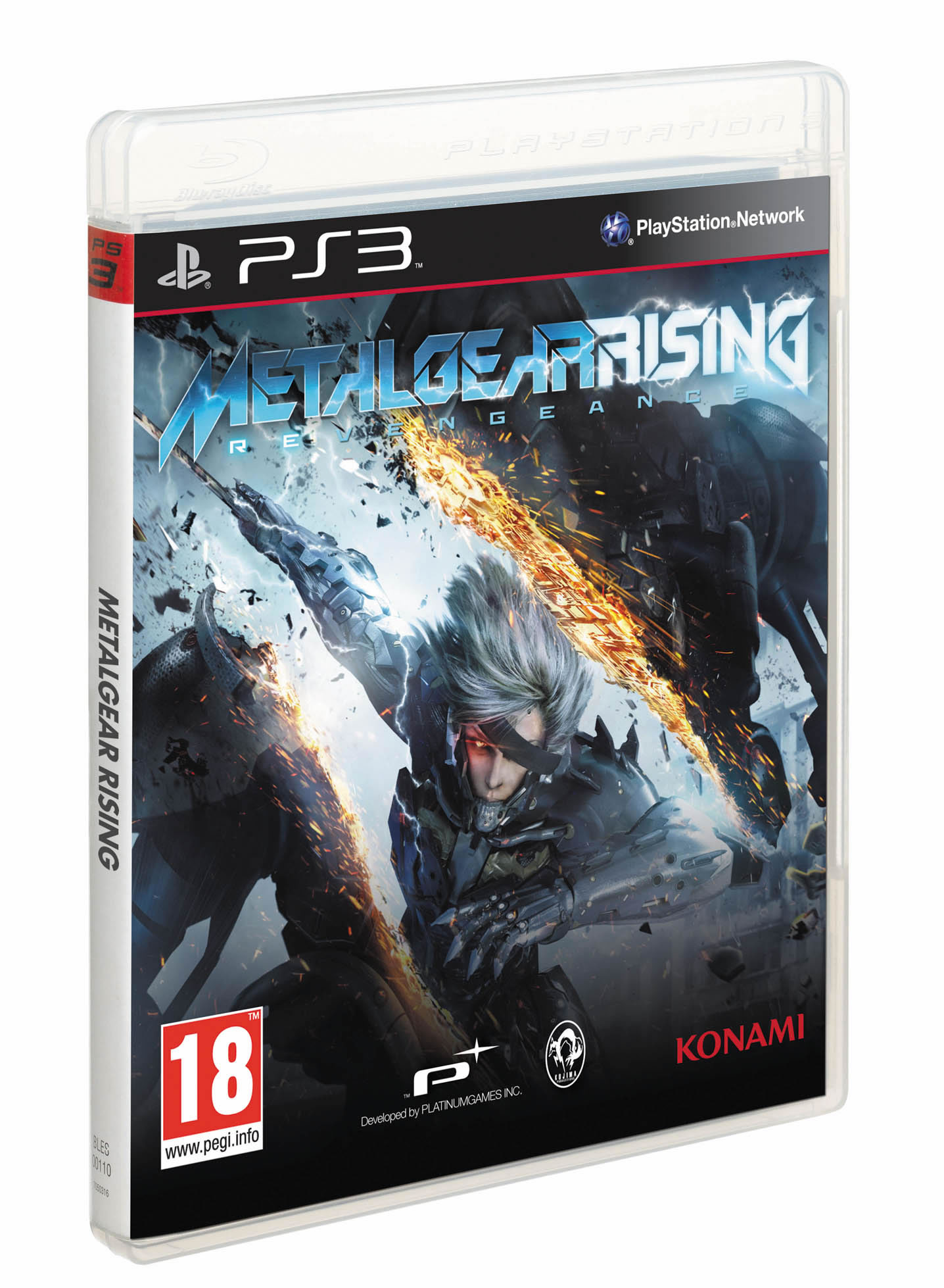 La jaquette europenne de Metal Gear Rising Revengeance - PlayStation 3