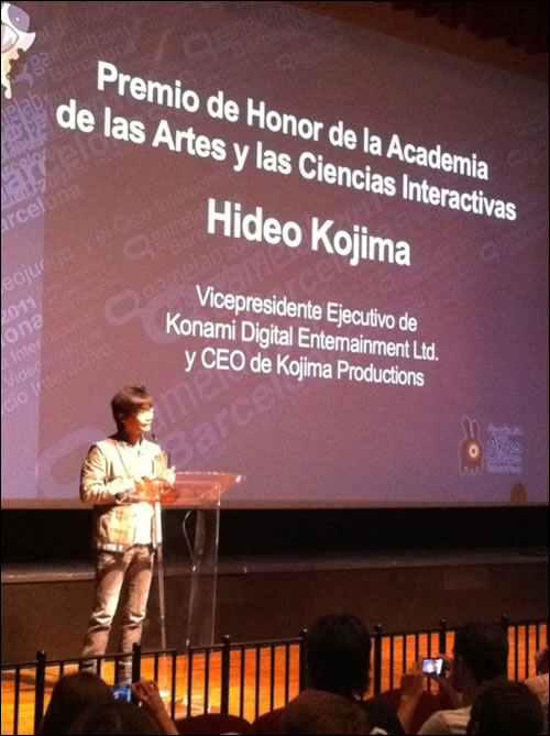 Hideo Kojima Gamelab Barcelone 2011