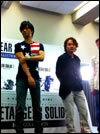 Hideo Kojima Yumi Kikuchi et Yoji Shinkawa Comic Con 2011