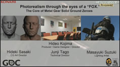 GDC 2013 - Metal Gear Solid V - Le photoralisme  travers les yeux du FOX