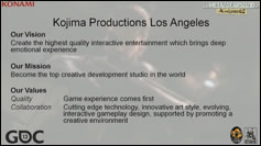 GDC 2013 - Metal Gear Solid V - Le photoralisme  travers les yeux du FOX