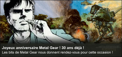 Joyeux anniversaire Metal Gear 30 ans dj