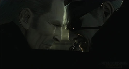 Liquid Ocelot et Solid Snake dans Metal Gear Solid 4