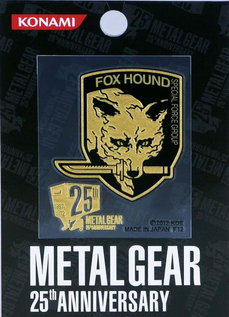 Metal Gear 25th Anniversary : Les derniers goodies de Metal Gear