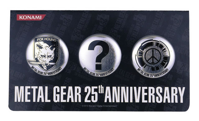 Metal Gear 25th Anniversary : Les derniers goodies de Metal Gear