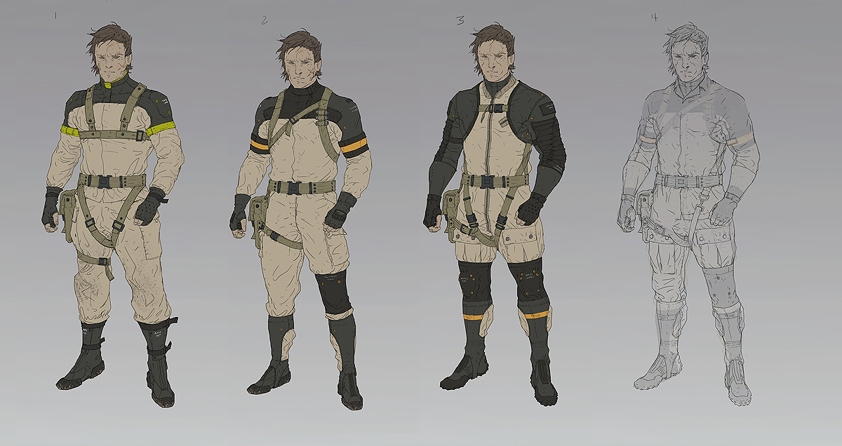 Une flope d'artworks de Metal Gear Online par A.J. Trahan