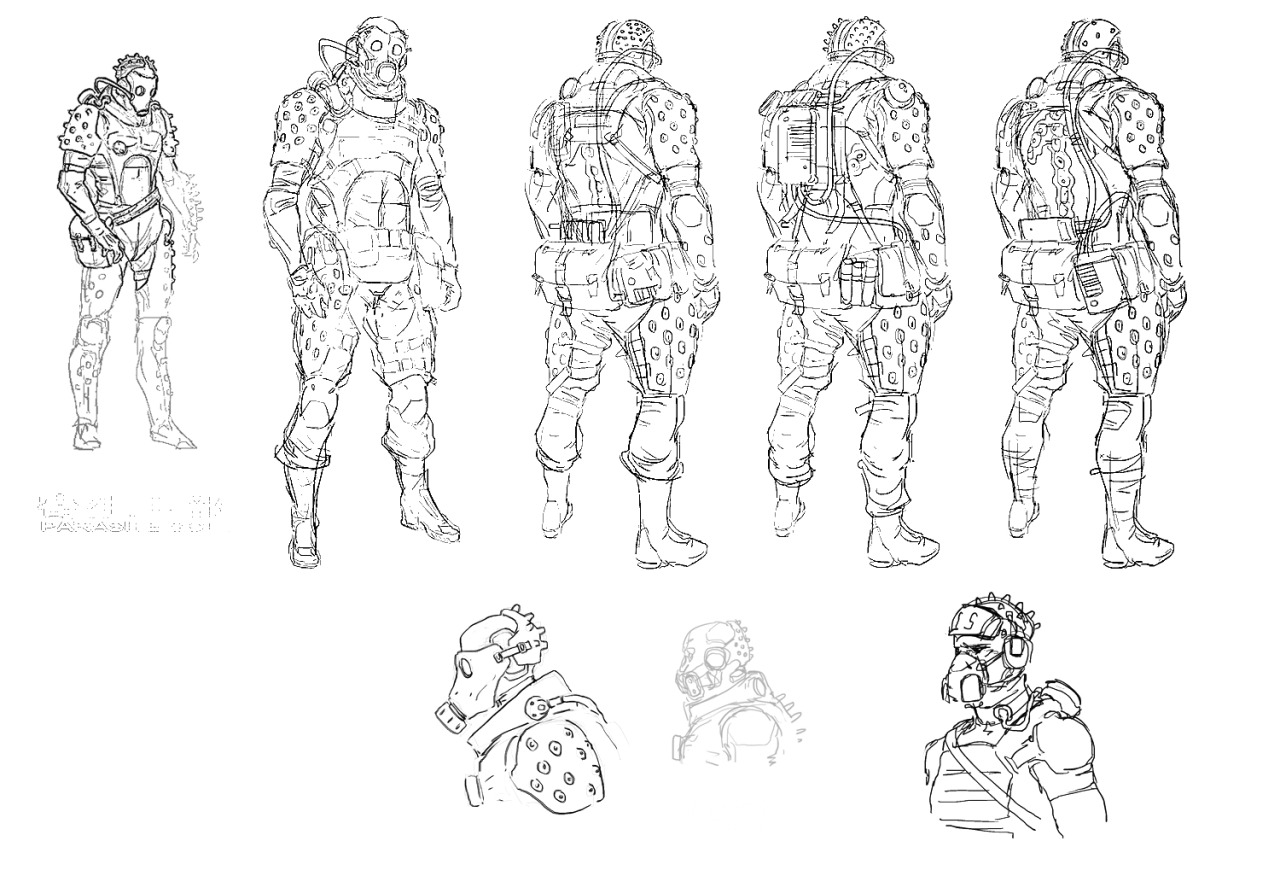 Une flope d'artworks de Metal Gear Online par A.J. Trahan