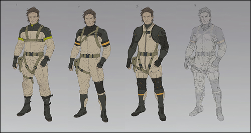 Une flope d'artworks de Metal Gear Online par A.J. Trahan