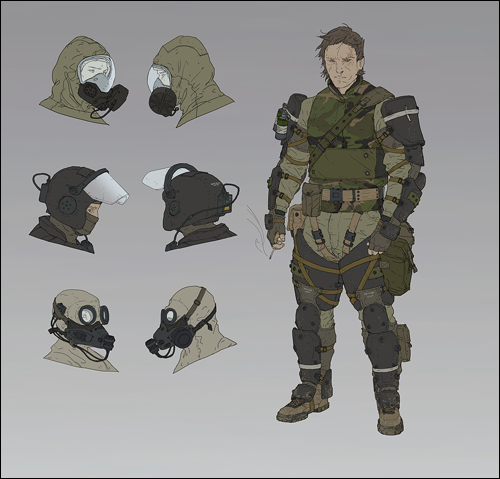 Une flope d'artworks de Metal Gear Online par A.J. Trahan