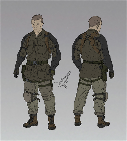 Une flope d'artworks de Metal Gear Online par A.J. Trahan