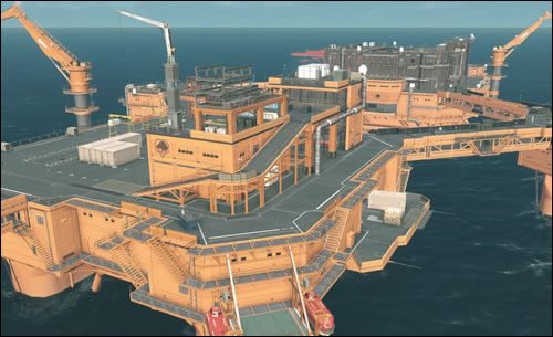 La nouvelle map (la Mother Base) de Metal Gear Online baptise Coral Complex (Vido)