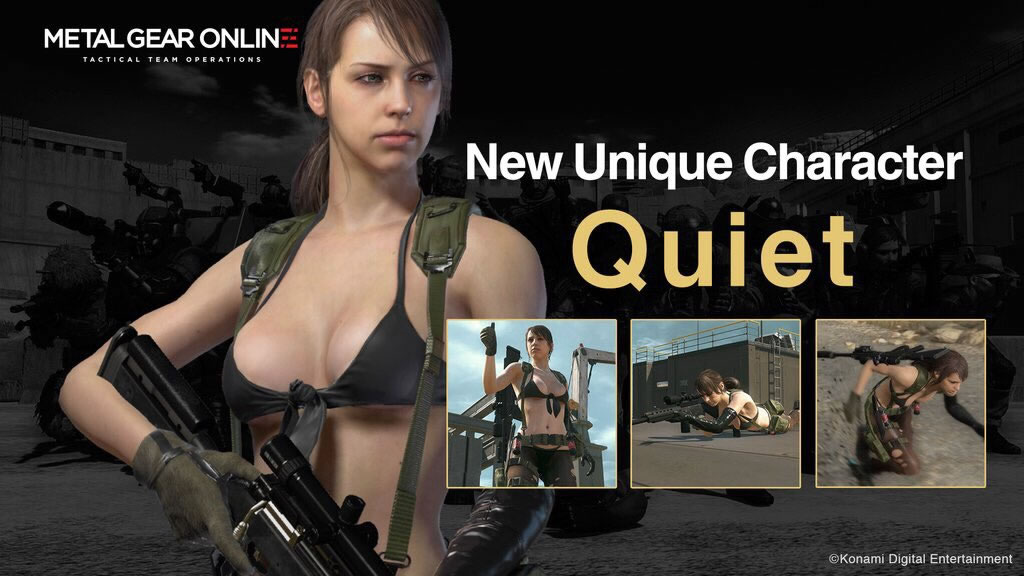 Le DLC de Metal Gear Online proposera Quiet et trois nouvelles maps en mars