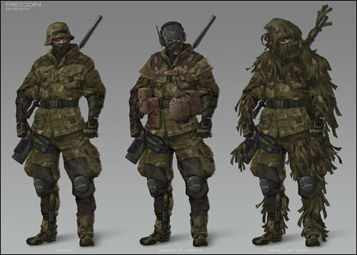 Des concept arts de Metal Gear Solid V : The Phantom Pain et de Metal Gear Online 3