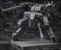 Un Metal Gear Rex noir chez Kotobukiya, sign Yoji Shinkawa