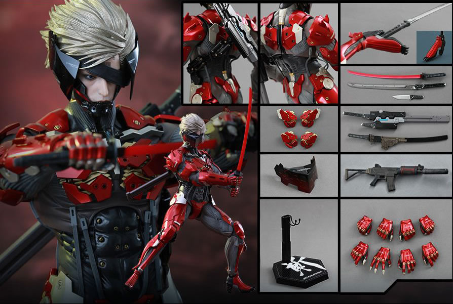 Raiden voit rouge avec une nouvelle figurine Hot Toys 'Inferno Armor Version'