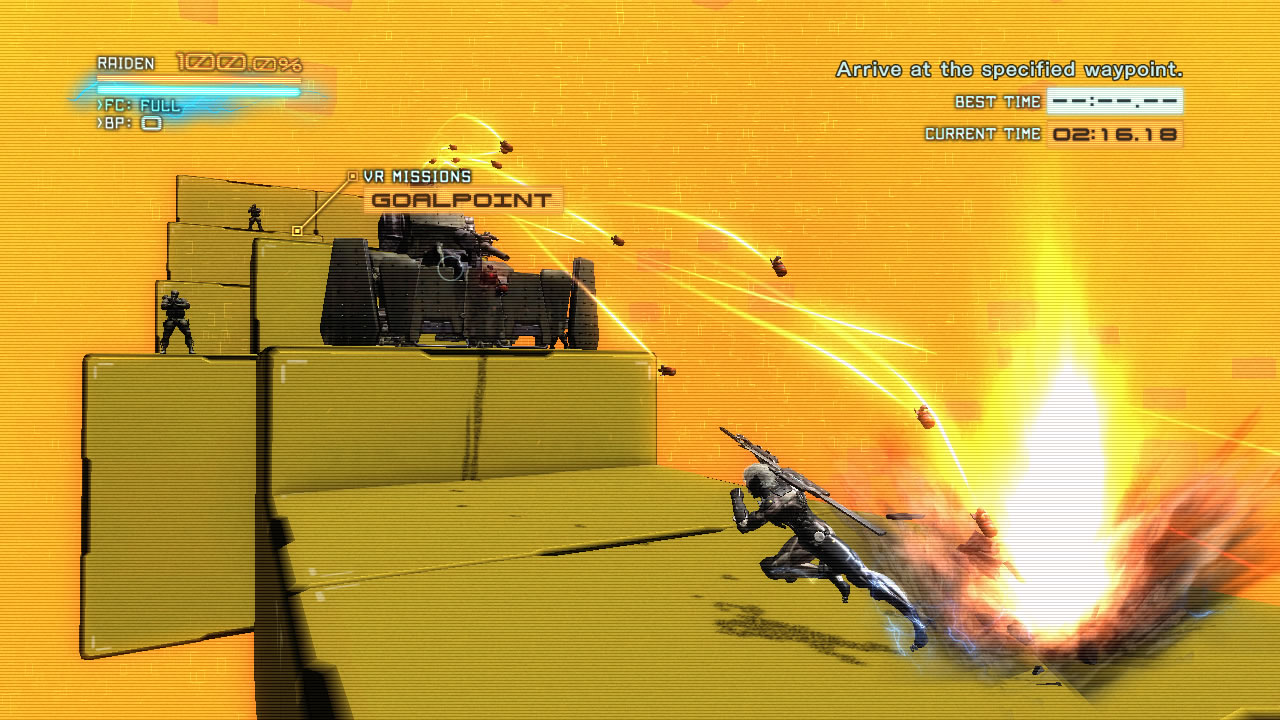 Un DLC de VR Missions pour Metal Gear Rising Revengeance