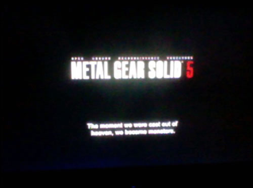 Metal Gear Solid 5 récemment dévoilé ?