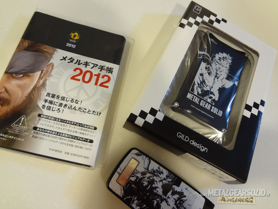 Photos d'objets collectors japonais de Metal Gear Solid